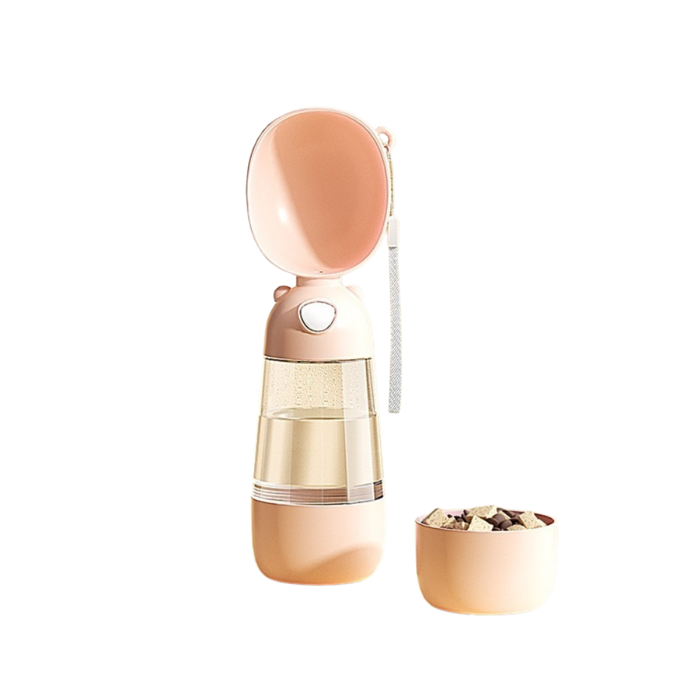 Portable Dog Water Bottle and Food Container